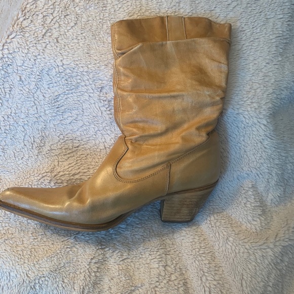 Leather Aldo Cowboy Boots - Picture 4 of 10